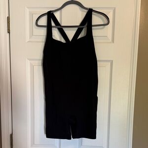 Black all in one romper